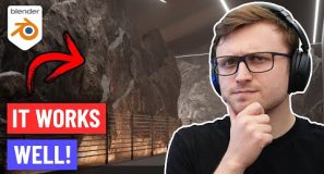 🦴 Turning a Fossil into Environment Art in Blender?!