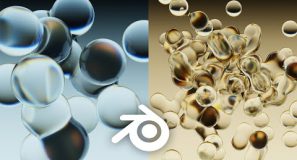 Glass Cell Division Effect in Blender 5.0 (tutorial)