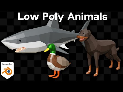 How to Make Low Poly Animals in Blender (Beginner Tutorial)