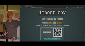 import bpy: modern add-on development — Blender Conference 2025
