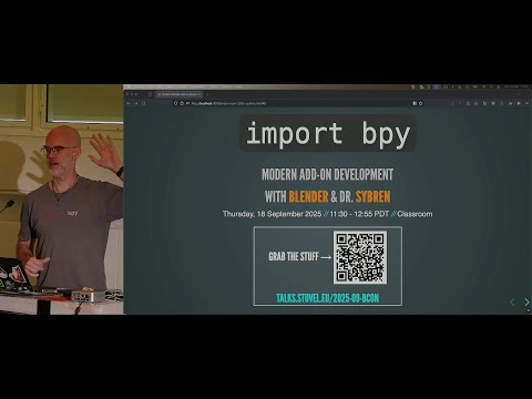 import bpy: modern add-on development — Blender Conference 2025