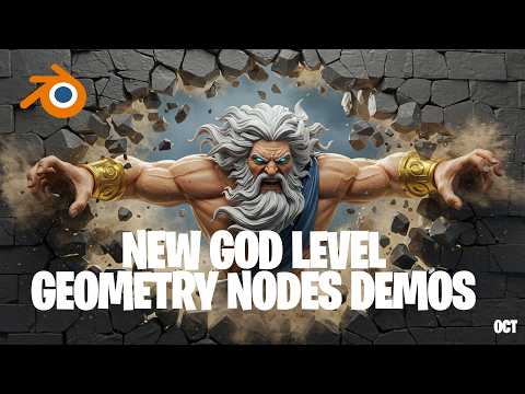 New god level geometry nodes demos 5.0