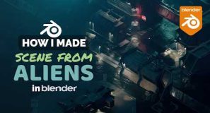 Aliens Movie Scene in Blender – 3D Modeling Process | Polygon Runway
