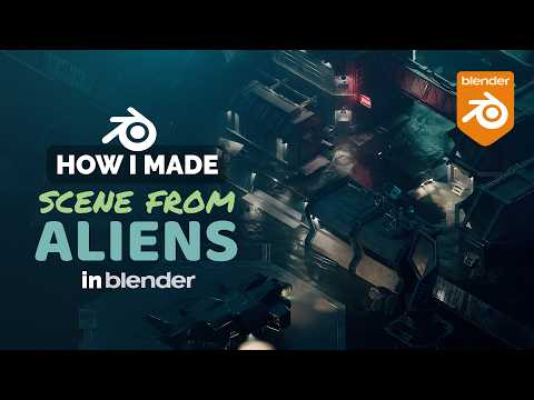 Aliens Movie Scene in Blender – 3D Modeling Process | Polygon Runway