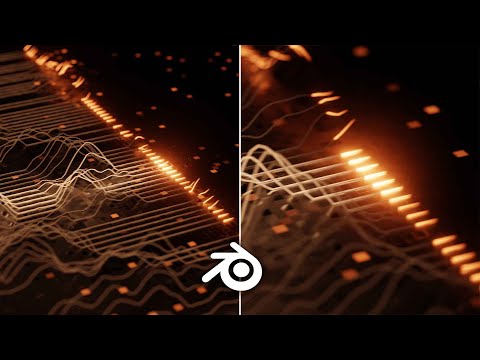 Powerful Light Trails in Blender 4.5 (tutorial)