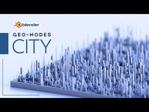 Blender Tutorial – Geometry Nodes Procedural City