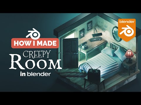 Creepy Hotel Room in Blender – 3D Modeling Process | Polygon Runway