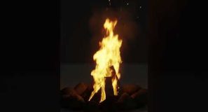 Realistic Campfire Simulation in Blender (Course Preview)