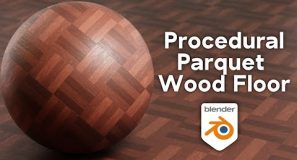 Procedural Parquet Wood Floor Material (Blender Tutorial)