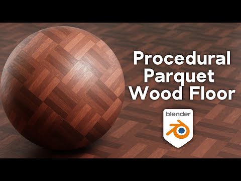 Procedural Parquet Wood Floor Material (Blender Tutorial)