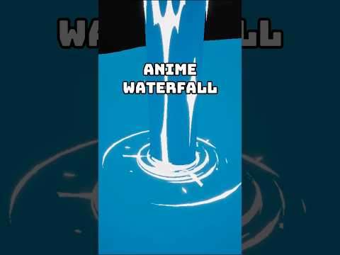 How Game Developers create an Anime Waterfall in Unreal Engine #vfx #gamedev #gaming