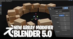 New Array modifier in blender 5.0