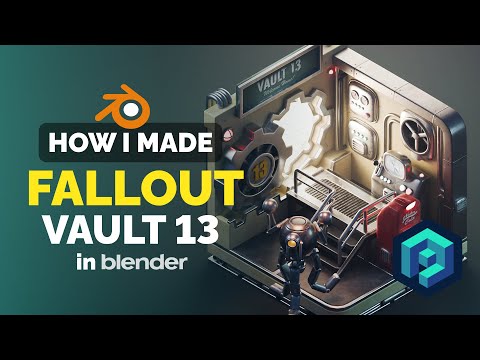 Fallout Vault in Blender – 3D Modeling Process | Polygon Runway