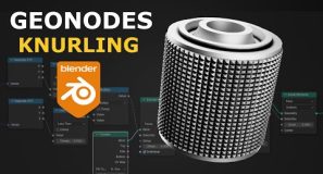 Make Knurling with GeoNodes | EASY
