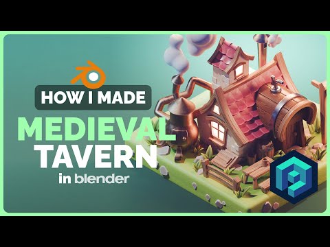 Medieval Tavern in Blender – 3D Modeling Process | Polygon Runway