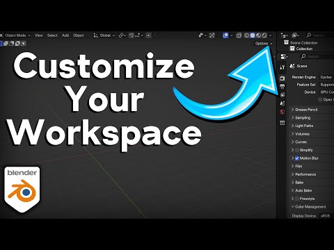 How to Split Windows & Build Custom Workspaces in Blender