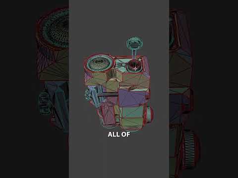 Understand more easily where to place the UV seams on your model #b3d #blender3d #texturing