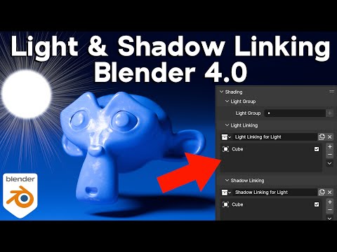 How to Use Light & Shadow Linking in Blender 4.0