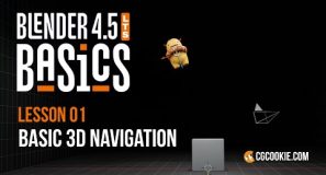 Intro to 3D Navigation in Blender – BLENDER 4.5 BASICS (part 1)