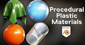 Creating Procedural Plastic Materials in Blender (Tutorial)