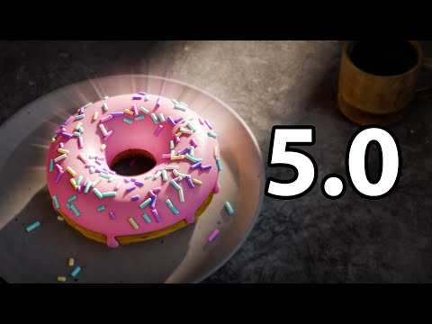 Beginner Blender Donut Tutorial (5.0)