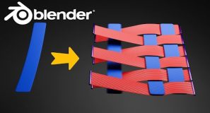 Blender 4.2 | Weaving Simulation Tutorial