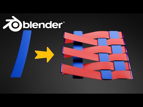 Blender 4.2 | Weaving Simulation Tutorial