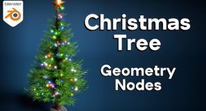 Creating a Christmas Tree using Geometry Nodes 🎄 (Blender Tutorial)