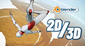 How I mix 2D and 3D animation in Blender