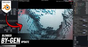 Playing with GENERATIVE MODELING in Blender!