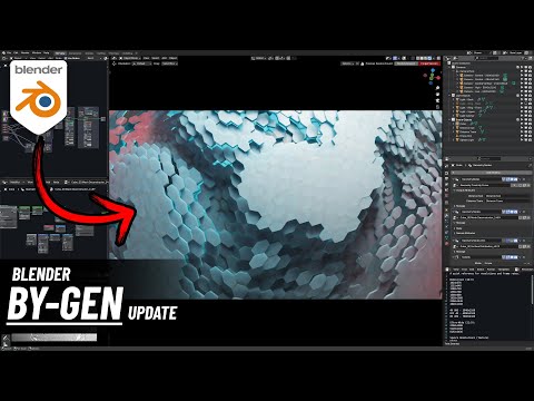 Playing with GENERATIVE MODELING in Blender!