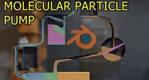 Molecular Particle Pump – Blender Physics