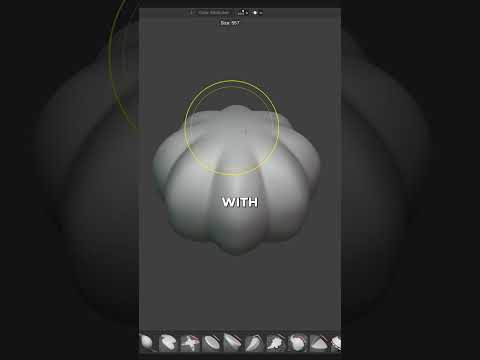 How you can quickly sculpt a pumpkin in Blender #b3d #blender3d
