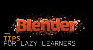 7 blender exercises for Lazy learners