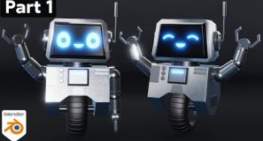 Creating a Cute Robot in Blender 🤖 Part 1 (Blender Tutorial)