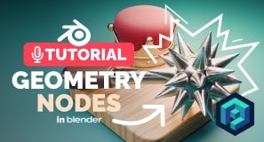 Blender Geometry Nodes Tutorial – Medieval Weapon | Polygon Runway
