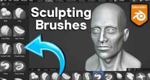 Customize the Location of Sculpting Brushes in Blender
