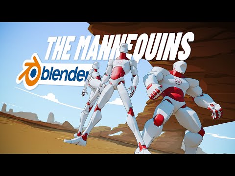 The Most Insane Mannequins Ever (Made in Blender)