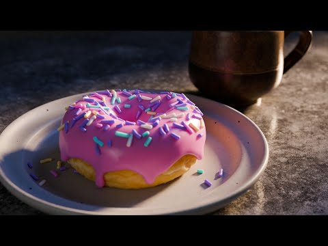 The Basics of Lighting and Rendering in Blender (Donut Finale)