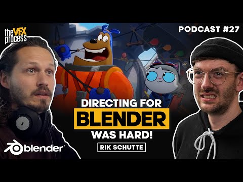 Directing For BLENDER: 2D Animation & Grease Pencil 3.0 | Rik Schutte | VFX Podcast #27