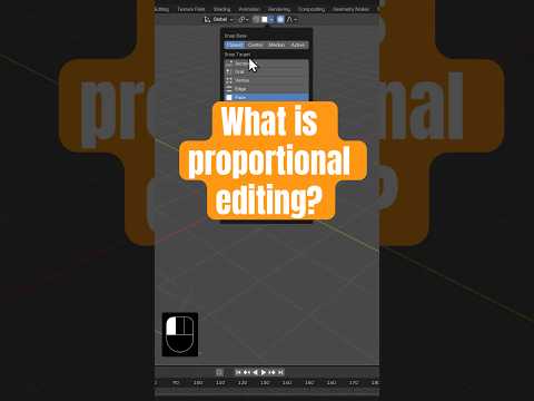 How to Turn a Flat Grid into Terrain in Blender (Proportional Editing Tutorial)