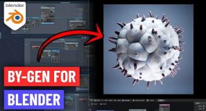 Preview of BY-GEN V10 for Blender!