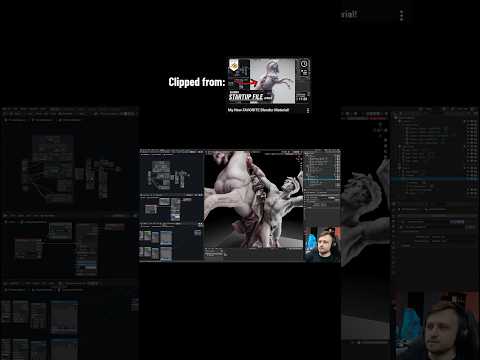 Blender Sculpt Material Demonstration! #shorts #blender