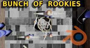 Bunch of Rookies Rigid Body Ragdolls