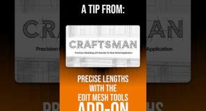 Don’t just scale – use Edit Mesh Tools for 100% precision.