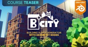 In-depth Geometry Node Course Coming Soon | BCITY | Blender Course Teaser