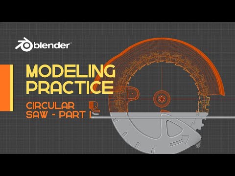 Blender – Modeling a Circular Saw