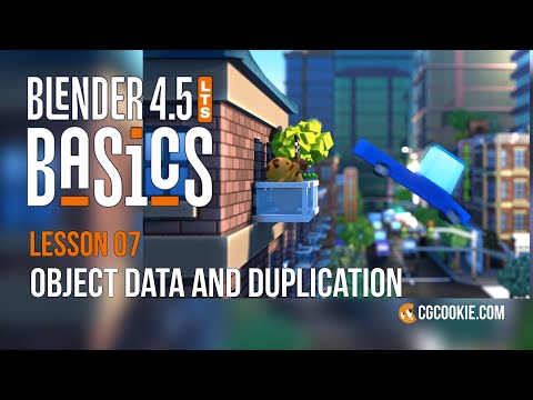 Object Data and Duplication in Blender – BLENDER 4.5 BASICS (part 7)