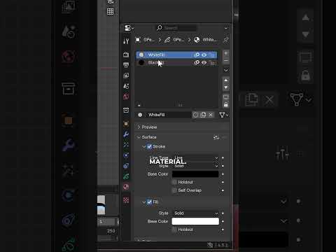 A simple eye rig setup in Grease Pencil  #b3d #blender3d