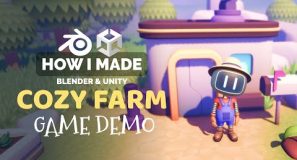 Cozy Farm Game with Blender and Unity – Game Dev Process | Polygon Runway